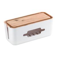 ORICO 奥睿科 CMB-28-YL-WD-BP 排插收纳盒 原木纹 大号