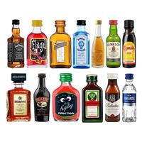 杰克丹尼(Jack Daniels)便利店杰克丹尼调酒百加得野格蓝宝石百利君度小瓶洋酒版伴50ml 尊美醇50ml