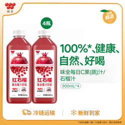 味全 复合果蔬汁 红石榴汁 900ml*5