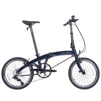 大行（DAHON）P10折叠自行车20英寸10速铝合金成人通勤V刹 PAA003 珠光深蓝