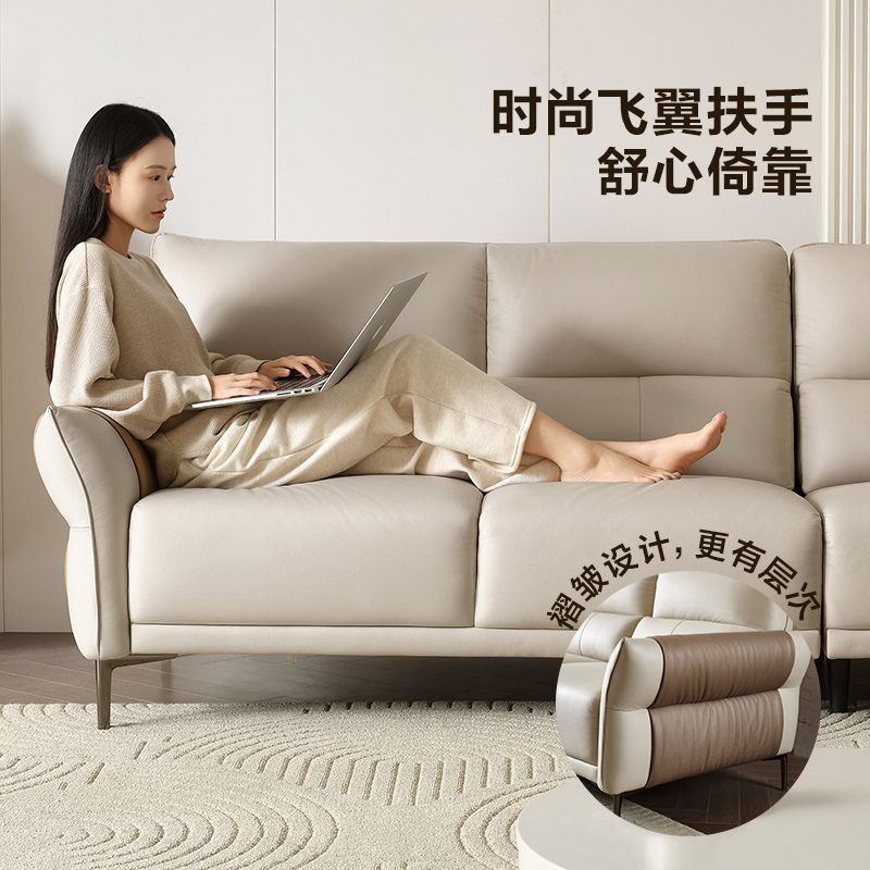【浅灰|科技布】2.86m沙发