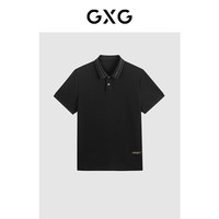 GXG男装商场同款字母绣花polo衫男士24年夏  180/
