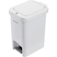 佳帮手脚踏垃圾桶7.3L脚踩手按双开盖厕所卫生间+100只平口垃圾袋 小号【脚踏款】+加厚袋*100