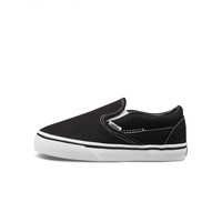 VANS 小童鞋Classic Slip-On经典低帮运动休闲鞋滑板鞋帆布鞋 10.5