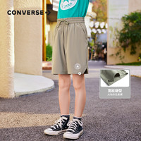 匡威(Converse)匡威儿童装男童短裤夏季外穿大童女童运动休闲裤子五分裤 铬绿 130 /56 【身高116-122cm】