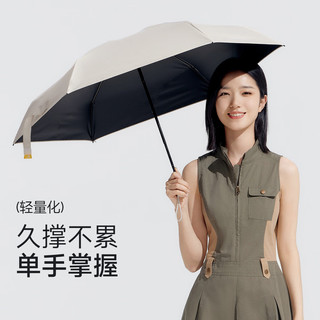 VVC遮阳伞夏季迷你五折遮阳伞晴雨两用防紫外线户外出行伞DY 珍珠米