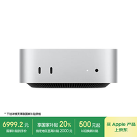 苹果 Apple Mac mini 2024款 迷你台式机 万兆网口版 银色（M4 Pro 12+16核、核芯显卡、24GB、512GB SSD）