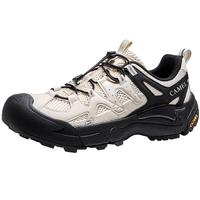 骆驼 云山2.0网面户外登山休闲丑萌徒步鞋 G15AX48080 米白/黑 43 米白/黑 （男款）