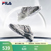 FILA HERITAGE RUNNING系列 女子跑鞋 F12W141116F-WA 微白/雨雾灰 37.5