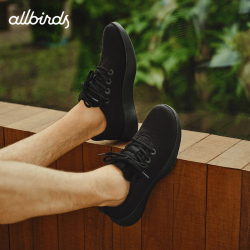 allbirds 天丝鞋 Tree Runner NZ 三代休闲鞋透气舒适男款休闲鞋 自然黑（自然黑底） 42 /M9 男码