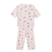 玛米玛卡 MOMOCO儿童套装女童夏装夏季特惠舒适家居服 满印 150
