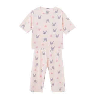 玛米玛卡 MOMOCO儿童套装女童夏装夏季特惠舒适家居服 满印  150 