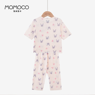 玛米玛卡 MOMOCO儿童套装女童夏装夏季特惠舒适家居服 满印  150 