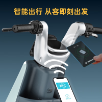 绿源 新国标电动自行车LIVA7豪华版续航80公里NFC智能解锁前碟后陶液冷电机质保十年