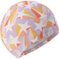 迪卡侬游泳帽透气不勒头网布儿童印花游泳装备-5455509