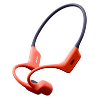 竹林鸟 战鼓X8骨传导蓝牙耳机运动跑步游泳IP68级防水开放式不入耳自带32GB内存HiFi高保真音质带麦 朱