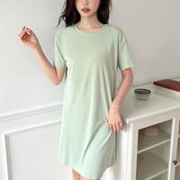 【夏日轻薄】女士家居服女短袖舒爽简约空调服女士睡裙女可外穿
