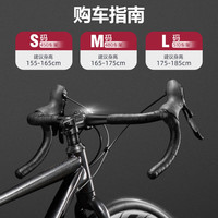 菲利普变速公路车自行车轻快破风竞速男女款赛车青少年碟刹弯把单车 GX100【比安奇】-直把-30轮组 S码（适155-165cm） 14速 手变一体