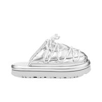 秋冬女士休闲舒适高光家居外出拖鞋 1149033银色