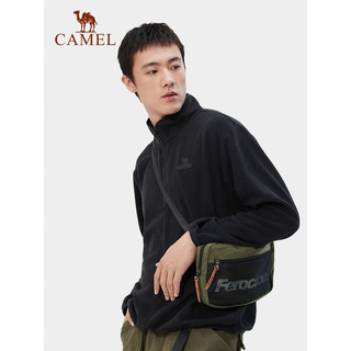 骆驼（CAMEL） 户外抓绒衣男女卫衣春秋保暖上衣外套冲锋衣内胆 橡皮粉 M 