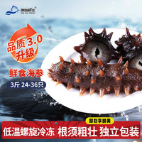 弹指鲜生 FingersFresh 大连即食海参 500g 8-12只*3袋 鲜食辽刺参冷冻