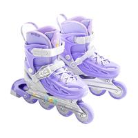 小状元轮滑鞋溜冰鞋女童女孩滑冰旱冰鞋全套男童儿童初学者