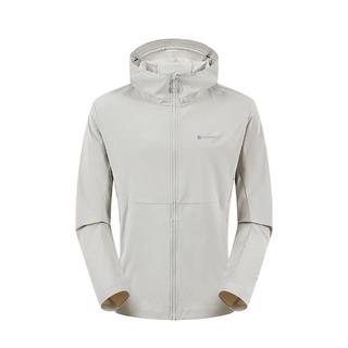 MONTANE盟泰恩ARION HOODIE薄软壳连帽外套男 防风防泼水 户外耐磨透气 云峰灰 XXL