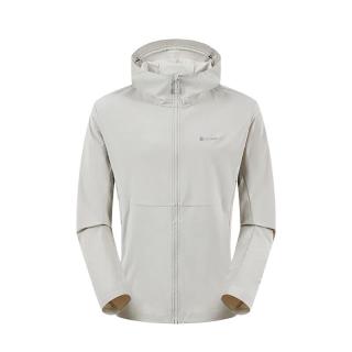 MONTANE盟泰恩ARION HOODIE薄软壳连帽外套男 防风防泼水 户外耐磨透气 云峰灰 XXL