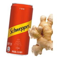 可口可乐 怡泉干姜水汽水 330ml*24罐