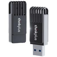 ThinkPlus联想 64GB 旋转U盘USB3.0 金属闪存盘高速读写电脑U盘 办公学习车载便携优盘 MU242