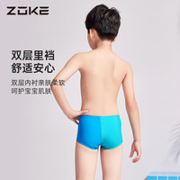 洲克zoke儿童泳衣男孩2025青少年专业比赛训练竞速男童游泳裤 湖蓝125526855-2 160 身高140-148体重56-64斤