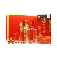 LUZHOULAOJIAO 泸州老窖 六年窖头曲 52%vol 浓香型白酒 500ml*2瓶 礼盒装