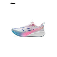 LI-NING 李宁 赤兔8 Pro 䨻轻弹科技 马拉松竞速女子跑鞋 ARPV006-37 标准白/粉色 37