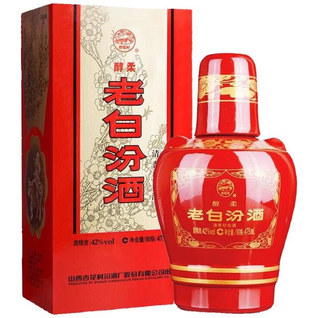 汾酒老白汾醇柔53%vol 清香型白酒475ml 单瓶装【报价价格评测怎么样