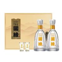今世缘 国缘淡雅礼盒42度500ml*2瓶浓香型白酒送礼宴请