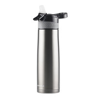 ASIMPLE男款吸管保温杯子大容量304不锈钢防漏水杯女生500ml便携 墨蓝