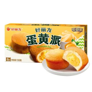 好丽友 派 蛋黄派抹茶派夹心蛋糕 蛋黄派6枚138g