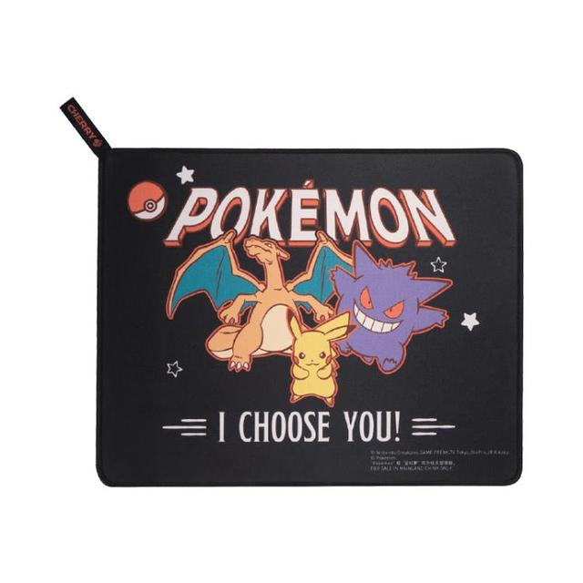 CHERRY 樱桃 鼠标垫大号 游戏鼠标垫皮卡丘电脑桌垫 宝可梦午夜召唤鼠标垫360*280*4mm