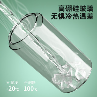 jeko自动开合冷水壶家用大容量防尘耐高温玻璃泡茶开水凉水杯水壶