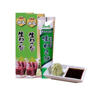 金葵（jinkui）特选鲜山葵酱43g*2两支装辣根芥末青芥辣