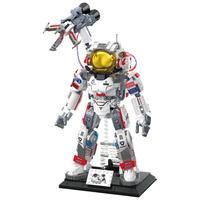 TOP TOY大国重器航天登月宇航员拼装积木6-12岁儿童玩具男孩