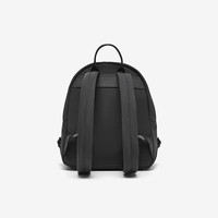 百思图2025春季简约户外休闲双肩背包女X3620AX5 黑色 F