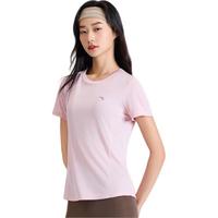 安踏轻风T丨速干运动短袖t恤女士夏季吸汗透气跑步训练上衣瑜伽服 刚柔粉 XS (女155)