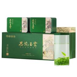 恩施玉露 2025新茶绿茶明前冷泡高山硒茶湖北蒸青茶叶礼盒200g 商务礼盒200g
