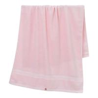 金号 KINGSHORE纯棉加厚浴巾居家抗菌全棉A类柔软不易掉毛洗澡巾 140*72cm 445g 抗菌缎纹-红色