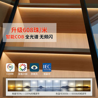 已接入米家智能超薄led层板灯免开槽刀锋灯衣柜线条灯电视柜灯带