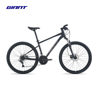 捷安特（GIANT）ATX 660铝合金21速油压碟刹成人变速山地自行车 消光亮黑 26×19.5 L 173-186cm