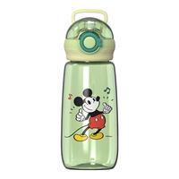 迪士尼儿童水杯带吸管tritan材质男女夏季弹盖水壶户外便携喝水杯子 米奇吸管杯【Tritan材质】 630ml