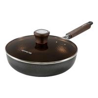 九阳平底锅无涂层不粘小铁锅煎饼家用牛排煎锅电磁炉极铁锅炊