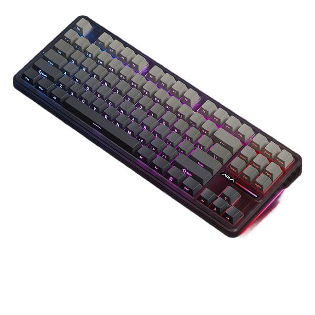 狼蛛 F87 Pro 87键 三模机械键盘 时空秘境 太空金轴 RGB 侧刻